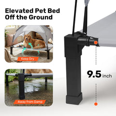 Heeyoo waterproof shade canopy blocks sun and rain during outdoor use