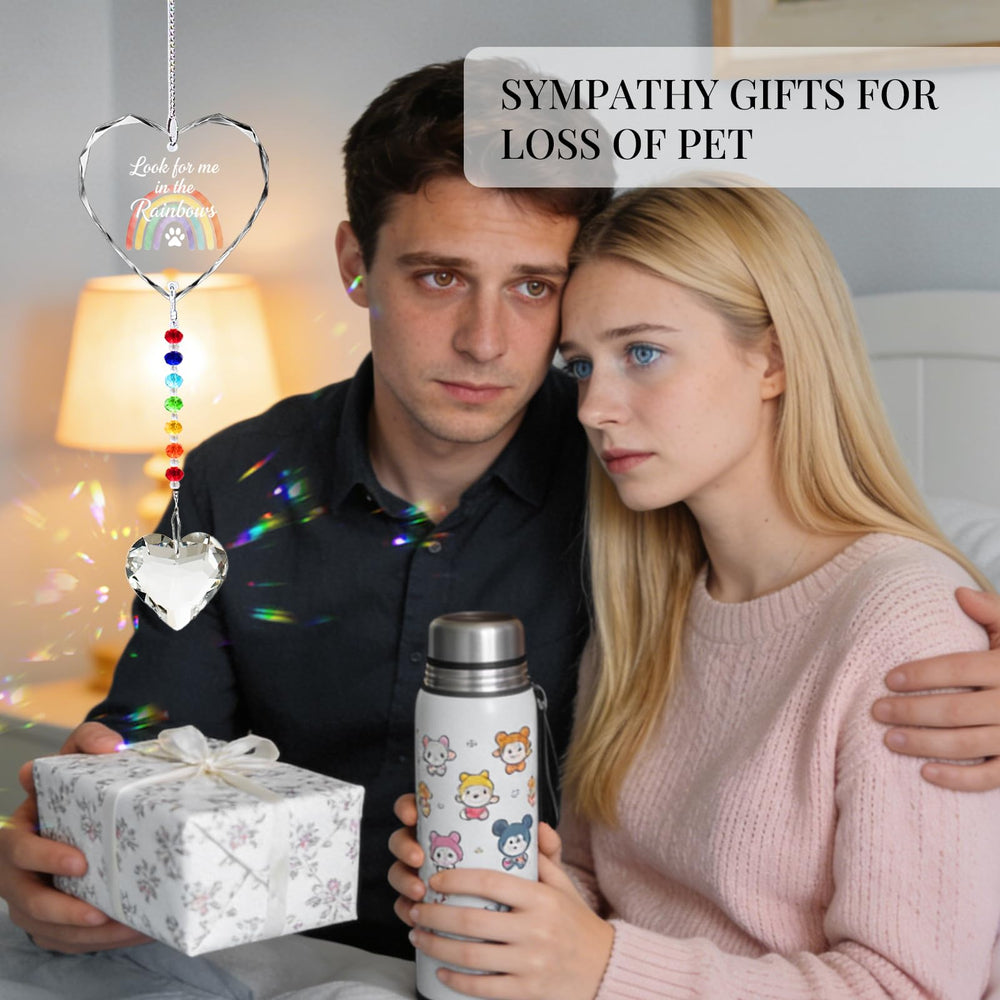 HEGELDA Thoughtful dog and cat loss gift for anniversaries or condolences.