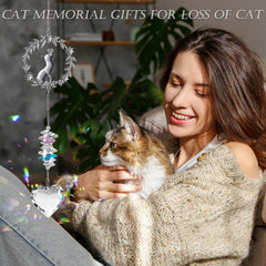 HEGELDA dog k9 crystal suncatcher catches light to brighten memory