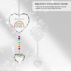 HEGELDA Healing Rainbow Catcher scatters light to create uplifting rainbow patterns.