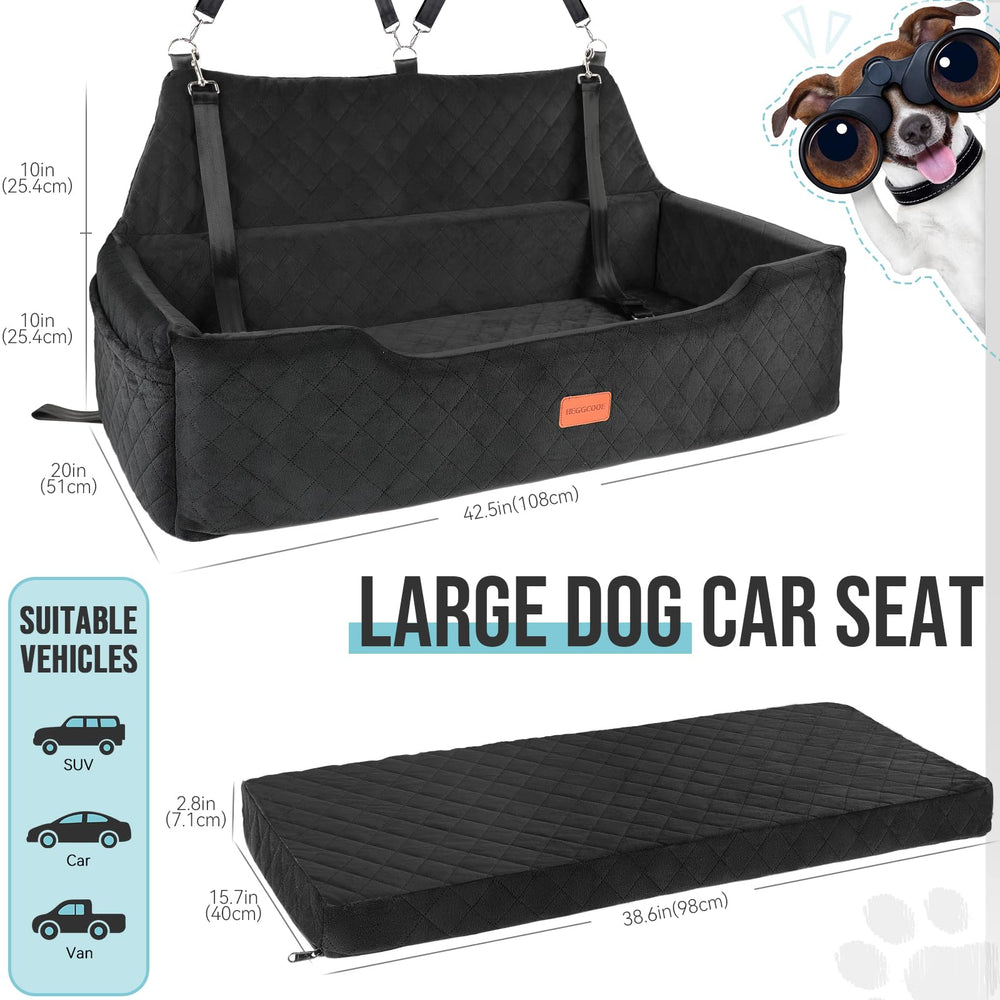 HEGGCOOE detachable washable cover provides easy cleanup after adventures.