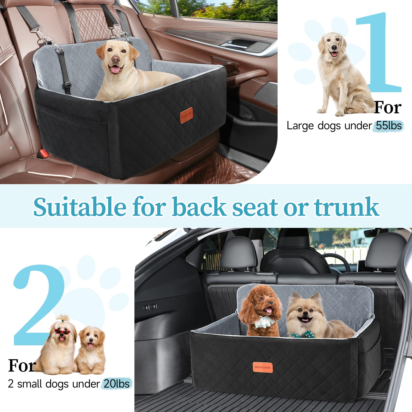 HEGGCOOE removable cushion and machine washable cover for easy care