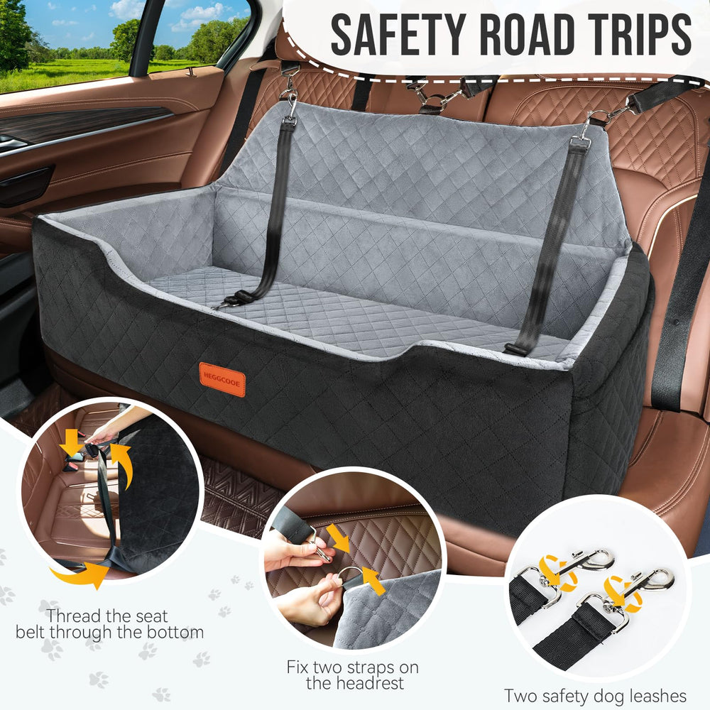 HEGGCOOE storage pockets hold snacks and toys within easy reach.