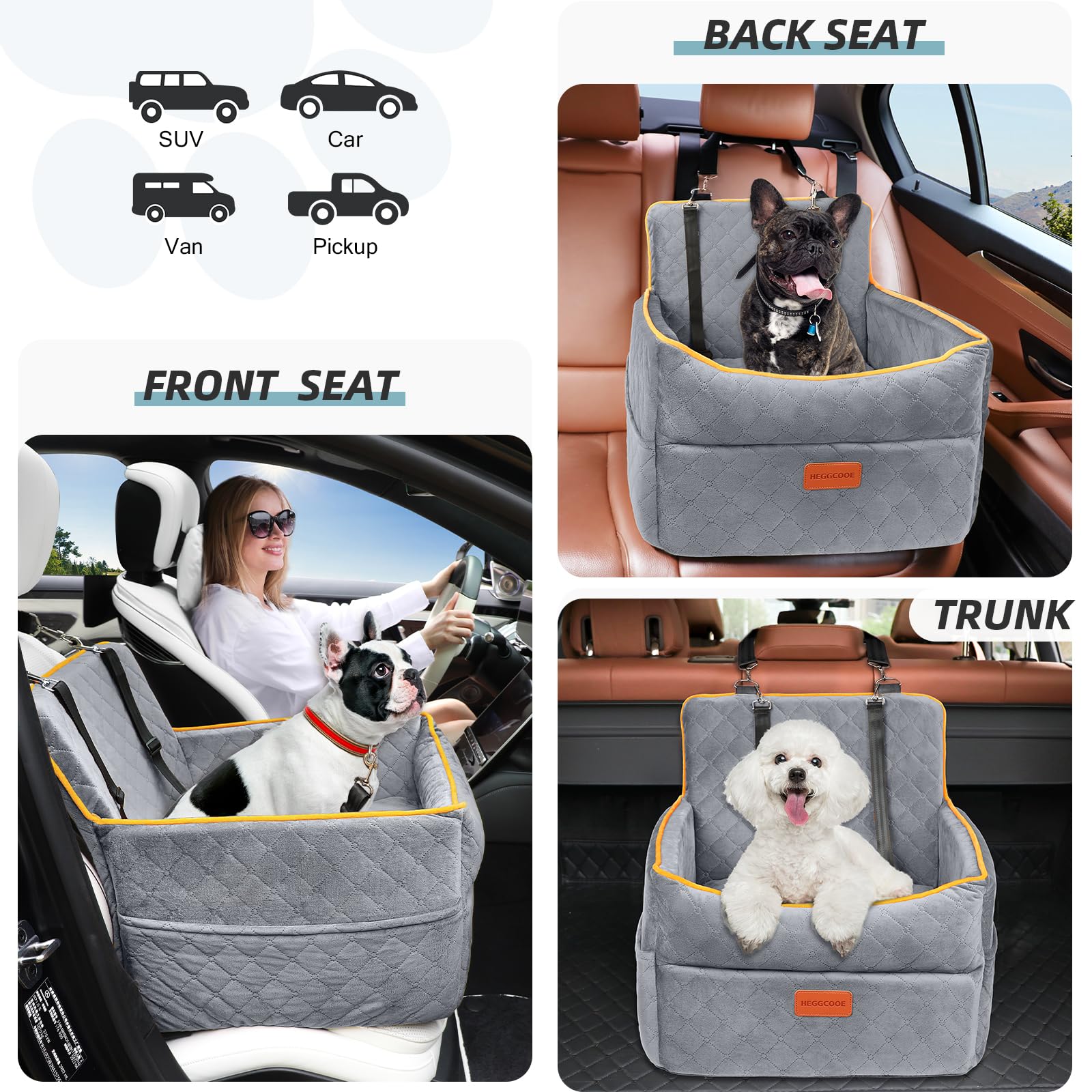 HEGGCOOE storage pockets hold treats and toys within reach