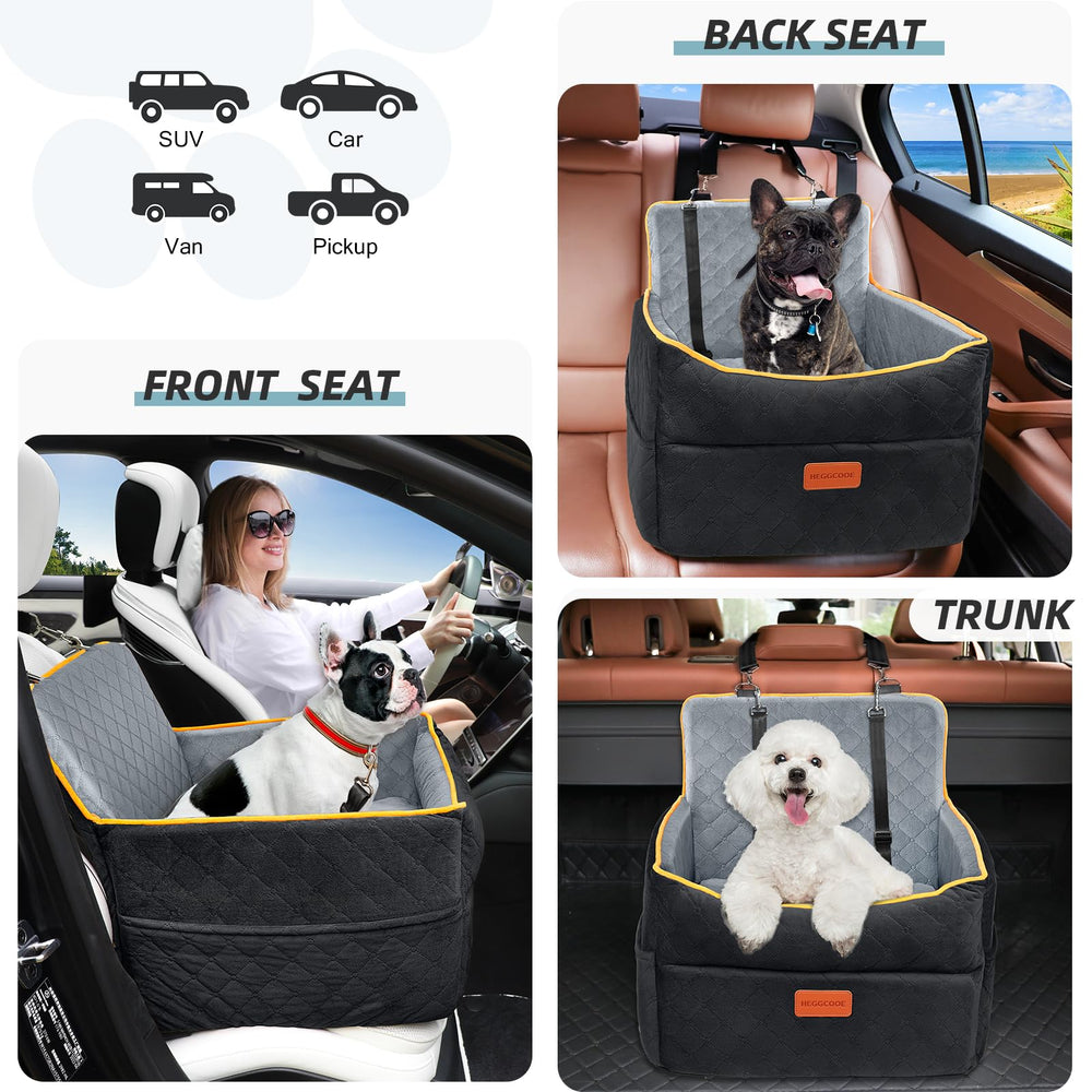 HEGGCOOE side storage pockets hold treats and toys.