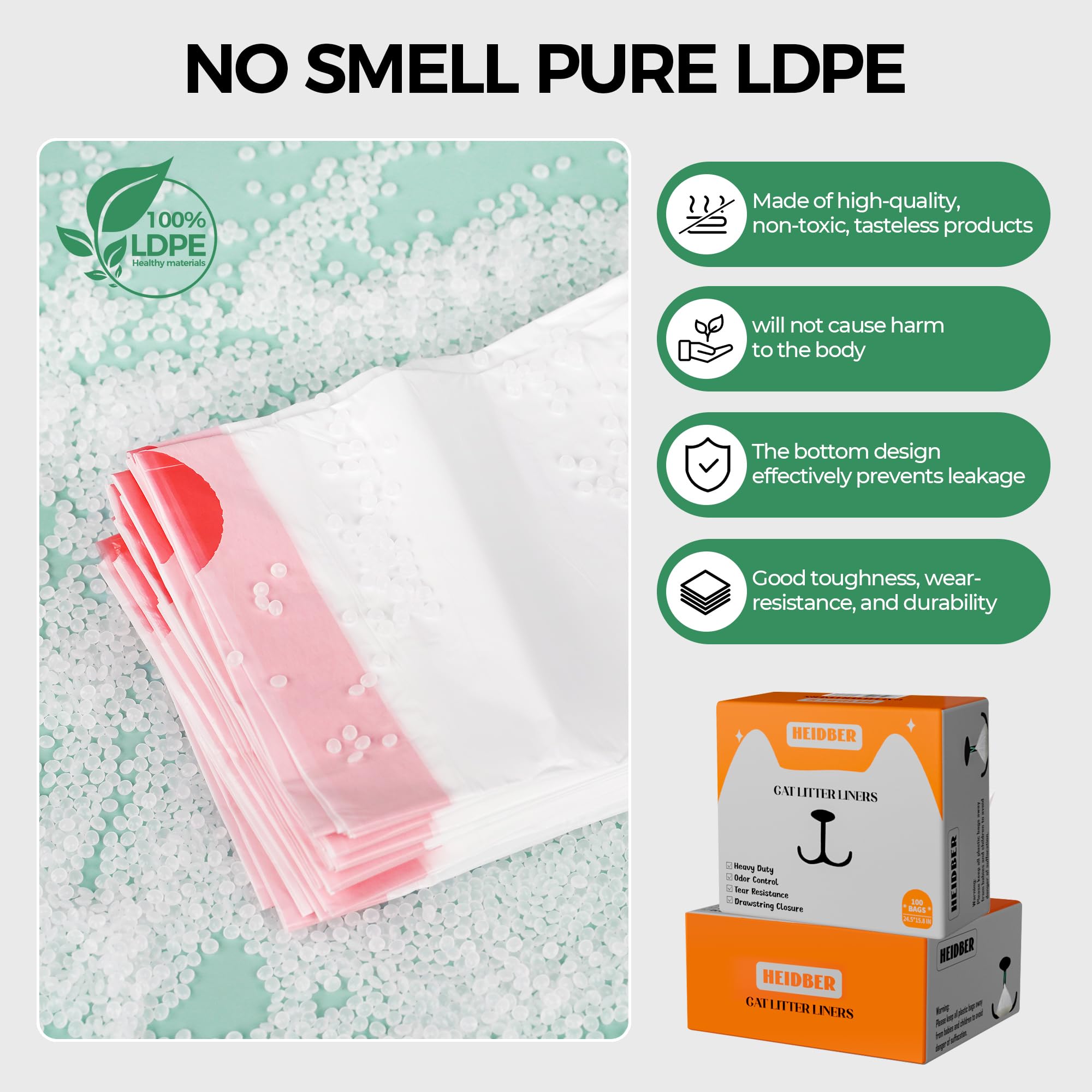 HEIDBER fits 49in circumference and 15.8in height containers for compatibility