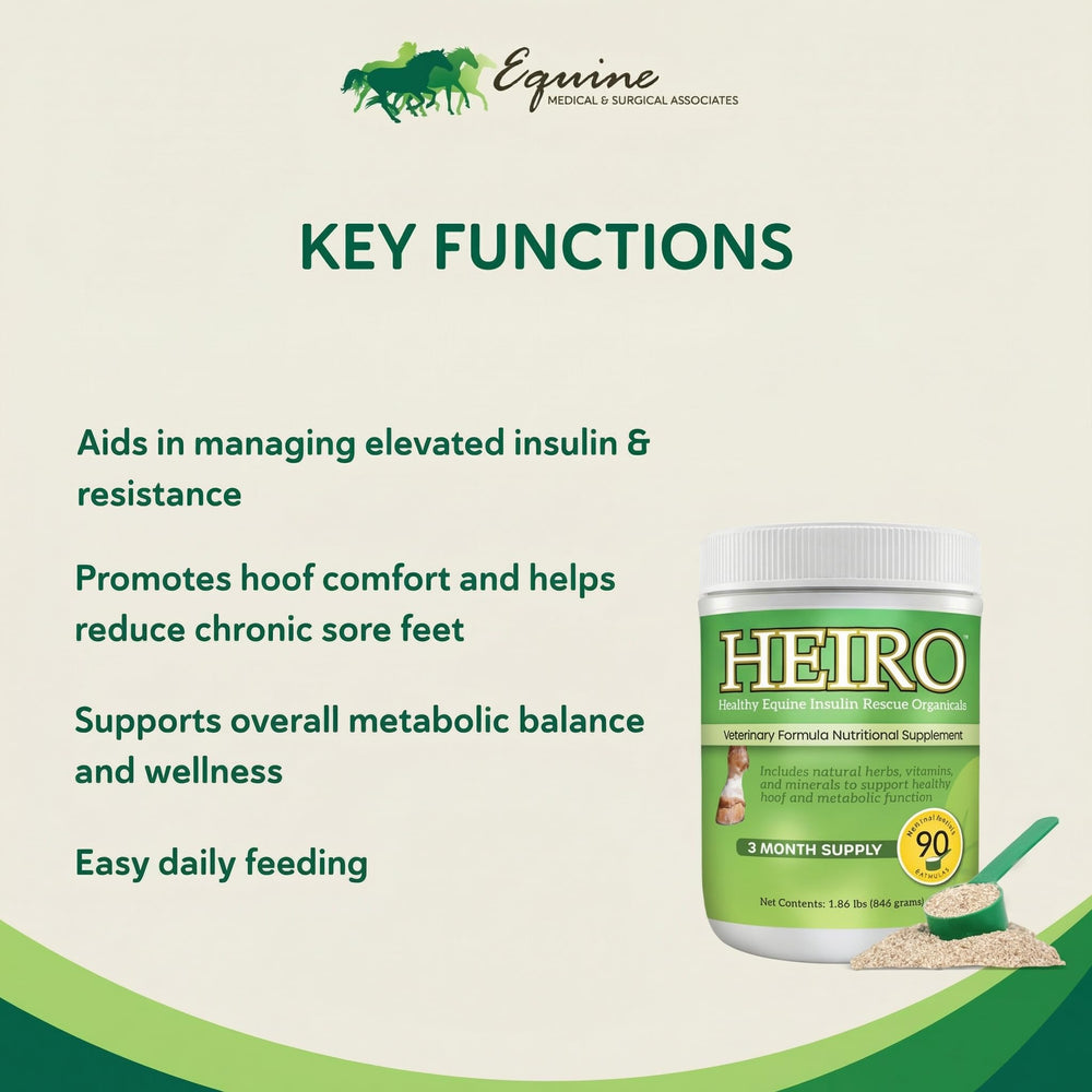 HEIRO herbal blend close-up highlights natural ingredients for horses