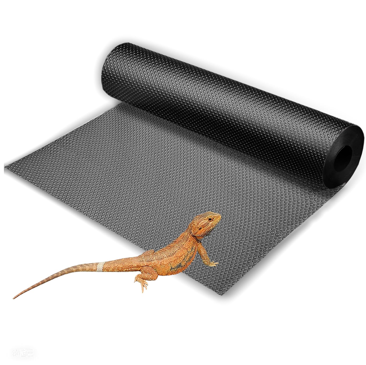 Helidrago bearded dragon tank liner with textured surface improves grip and prevents slips.