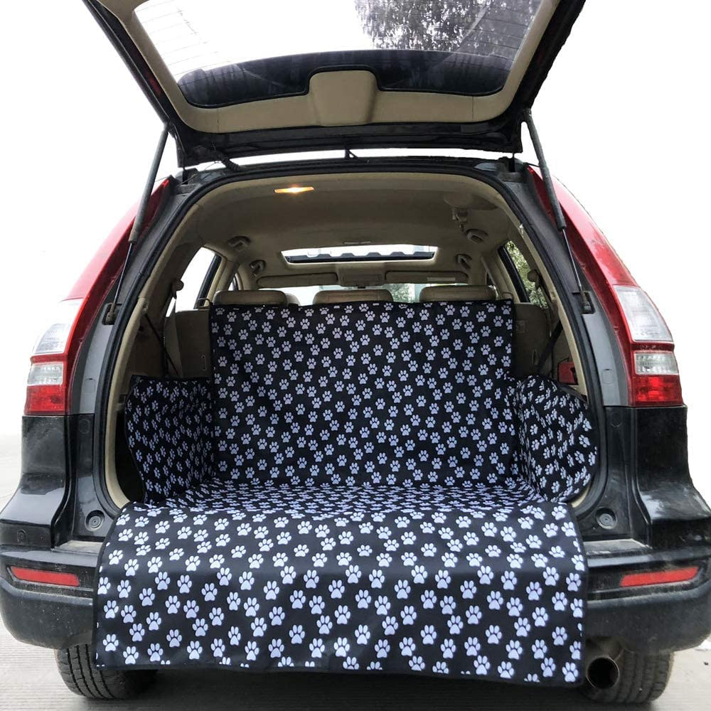 HelloTree trunk liner universal fit protects cargo area from dirt and fur.