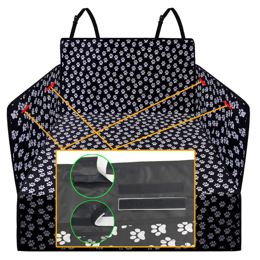 HelloTree trunk liner waterproof fabric keeps trunk dry and easy to wipe.