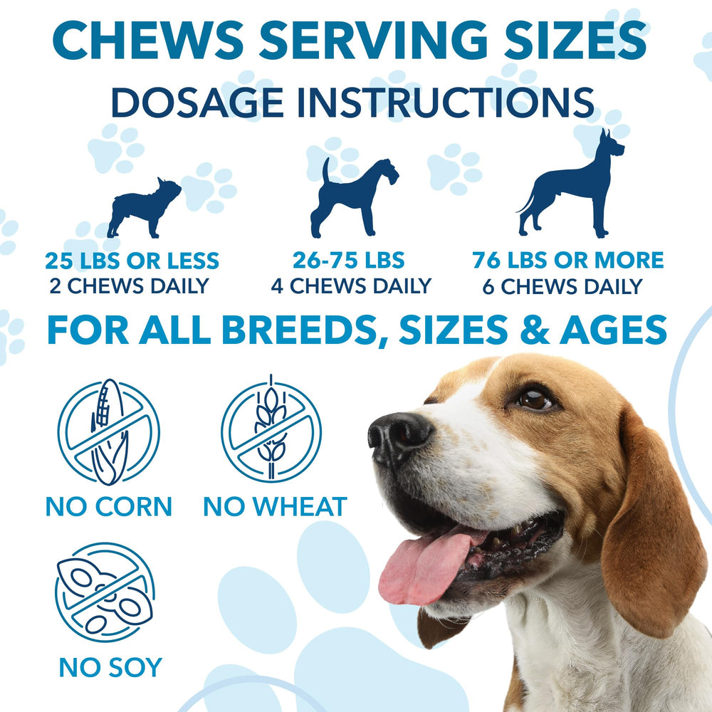 Helopssa calming chews ease dogs during vet visits.