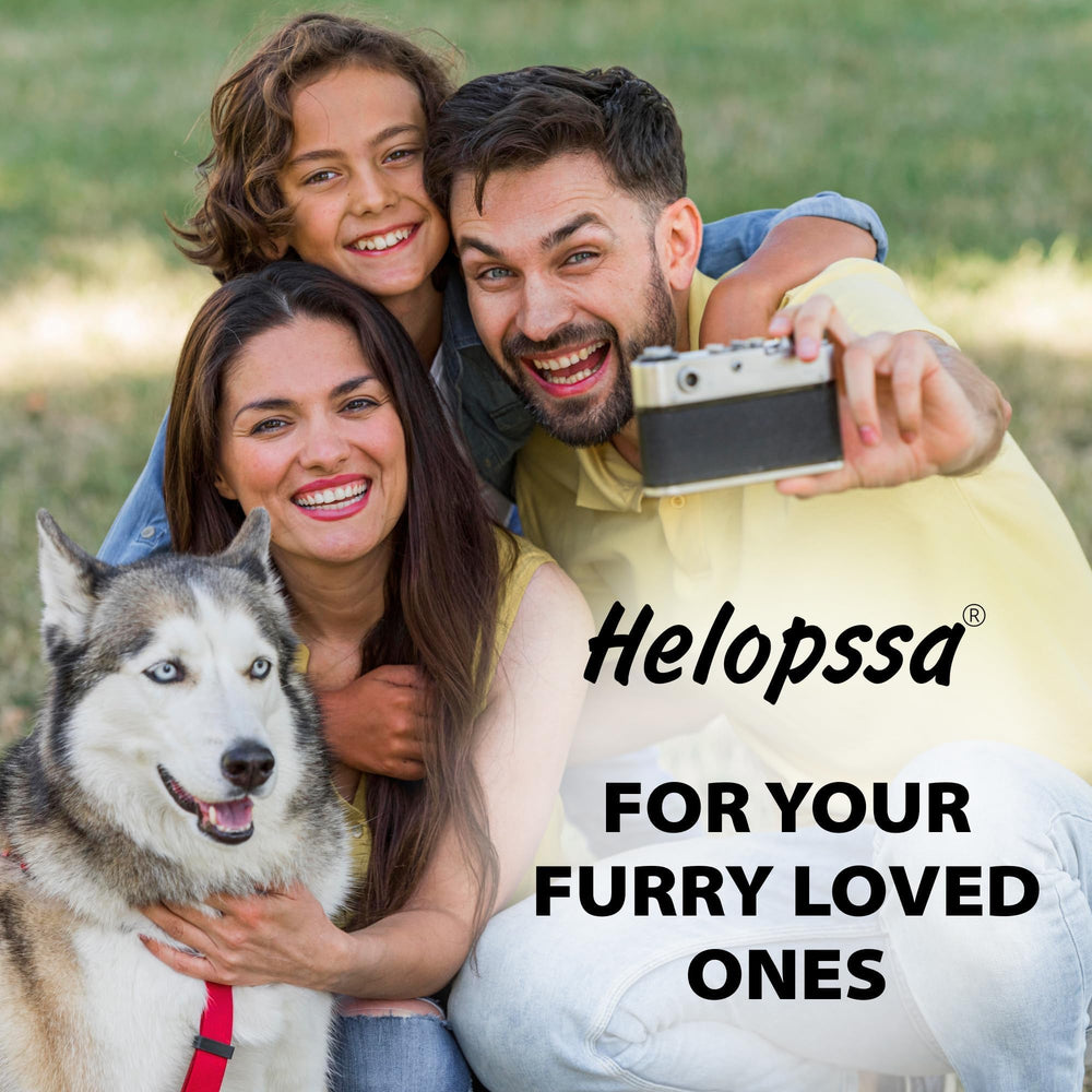 Helopssa glucosamine chews ready for daily routine with dogs.