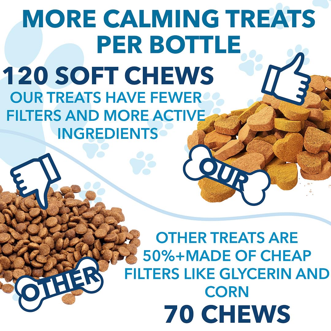 Helopssa hemp calming chews bag and label highlighting natural calming blend.