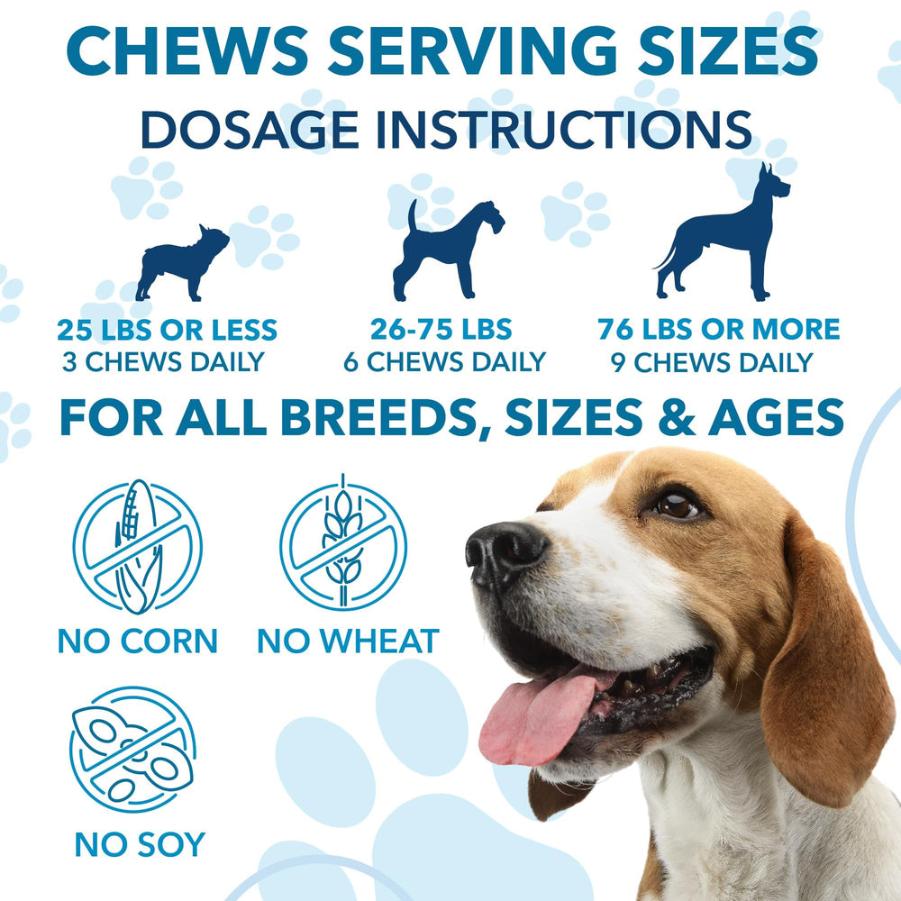Duck-flavor Helopssa dog treats being offered to a calm canine