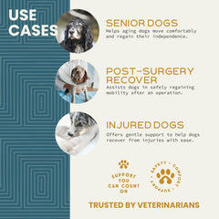 Help 'Em Up assists dogs up stairs and during walks.