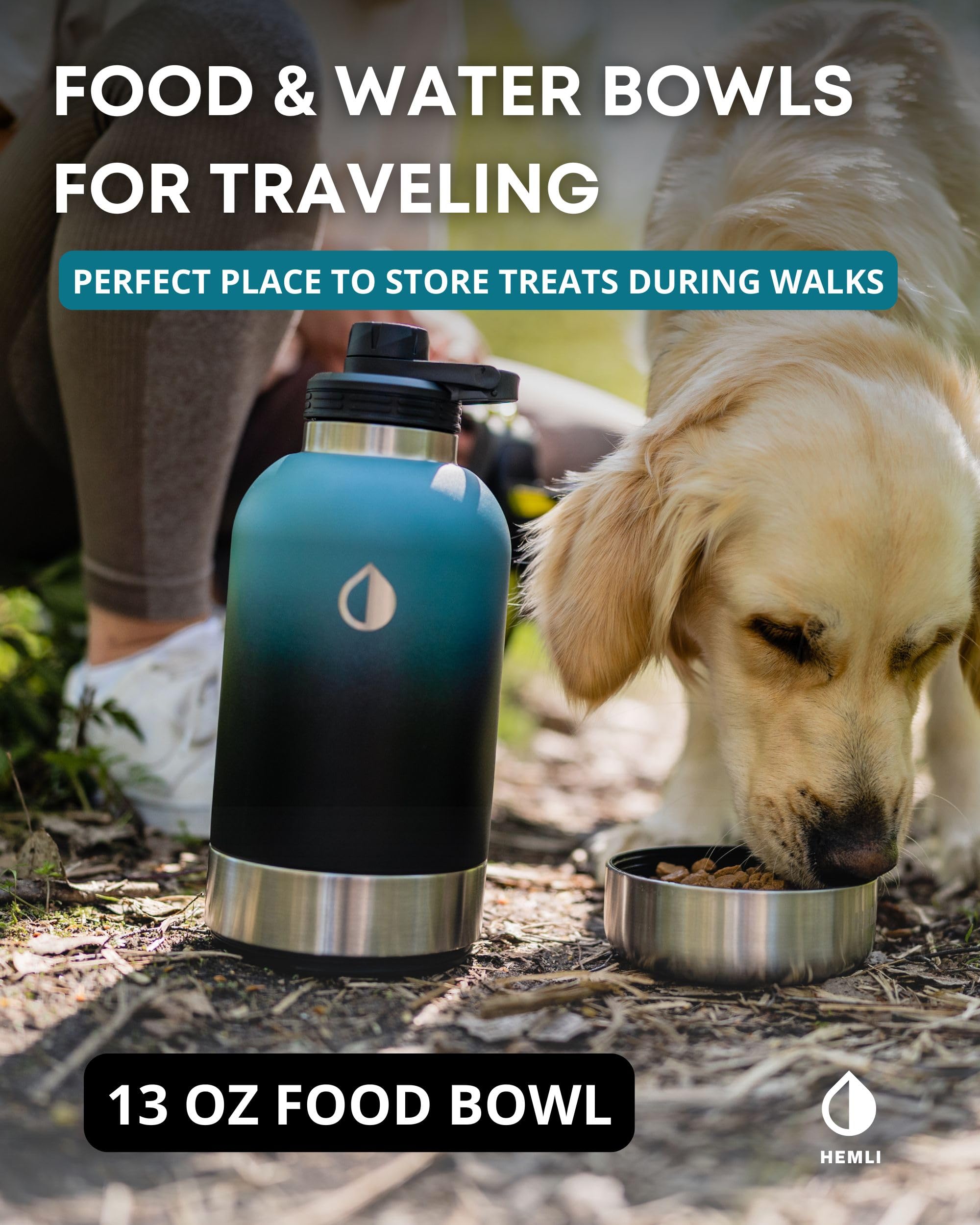 Hemli stainless steel dual-wall construction minimizes condensation and keeps drinks cool.