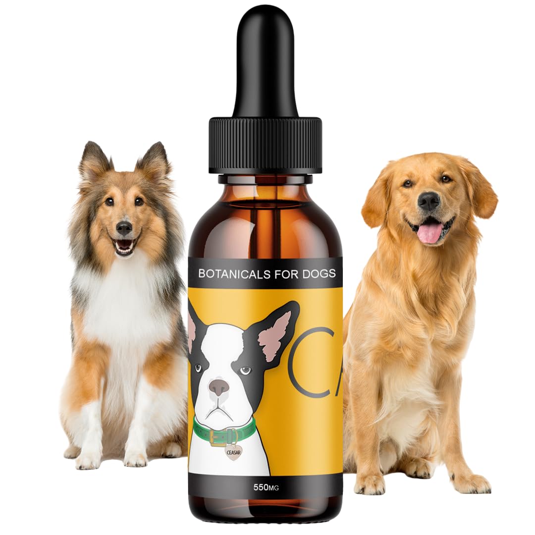 Hemp Dog Health Calm drops bottle for quick calming support during fireworks