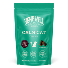 Hemp Well Calm Cat Soft Chews packaging for daily calm.