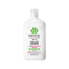 Hempz Petz dog shampoo bottle with hydrating formula and fresh scent.