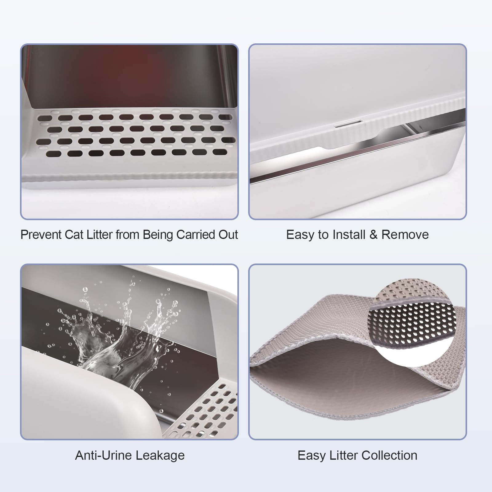 Henkelion anti-urine leakage design reduces spills during use.