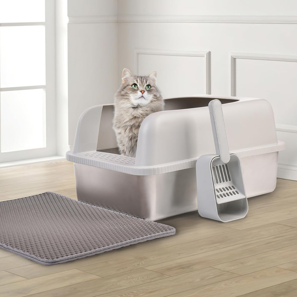 Easy cleaning design of Henkelion litter box supports hygienic use.