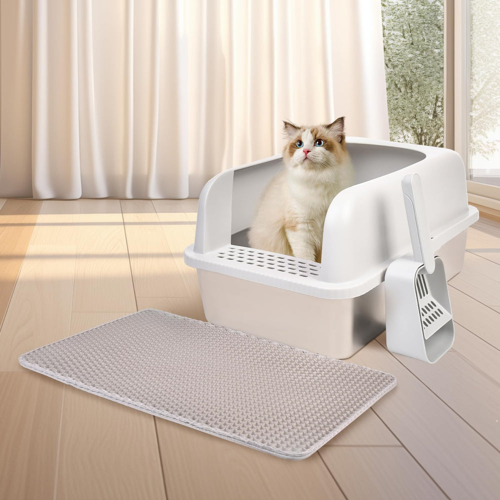 Henkelion scoop with holder offers convenient litter cleanup.