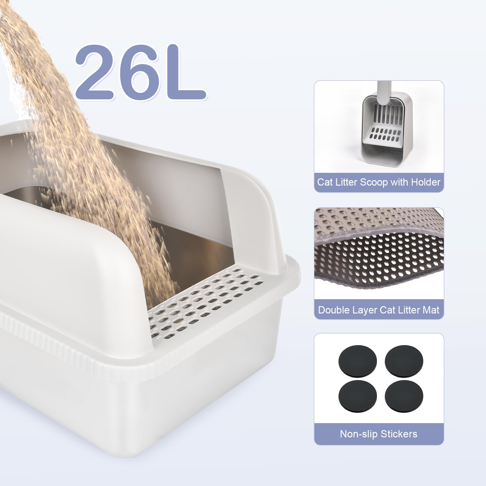 Henkelion easy-clean stainless steel for quick maintenance and hygiene.