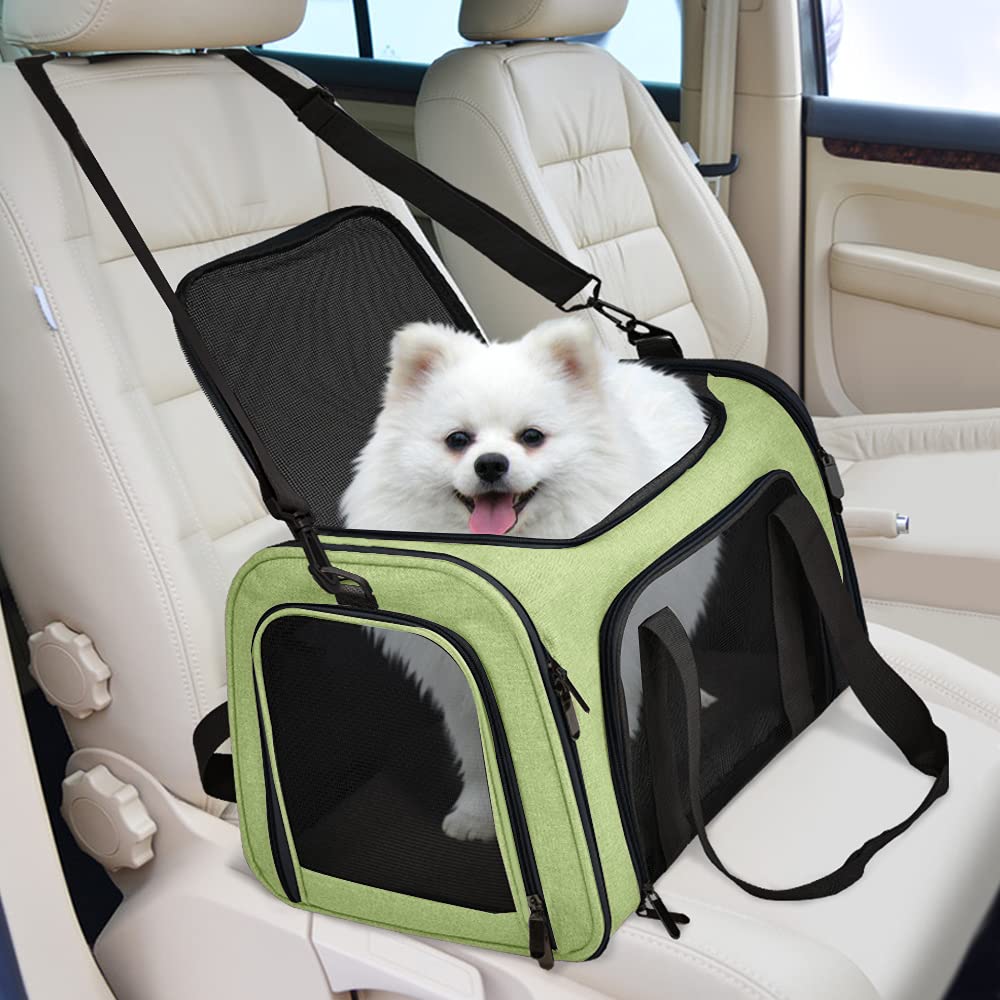 Henkelion large cat carrier foldable design for simple storage