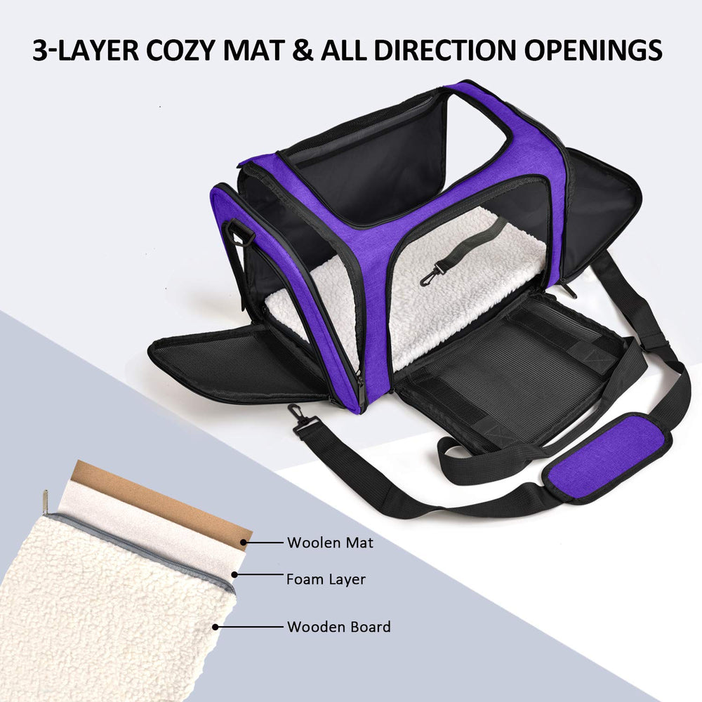 Henkelion Pet Carrier collapsible design for compact storage