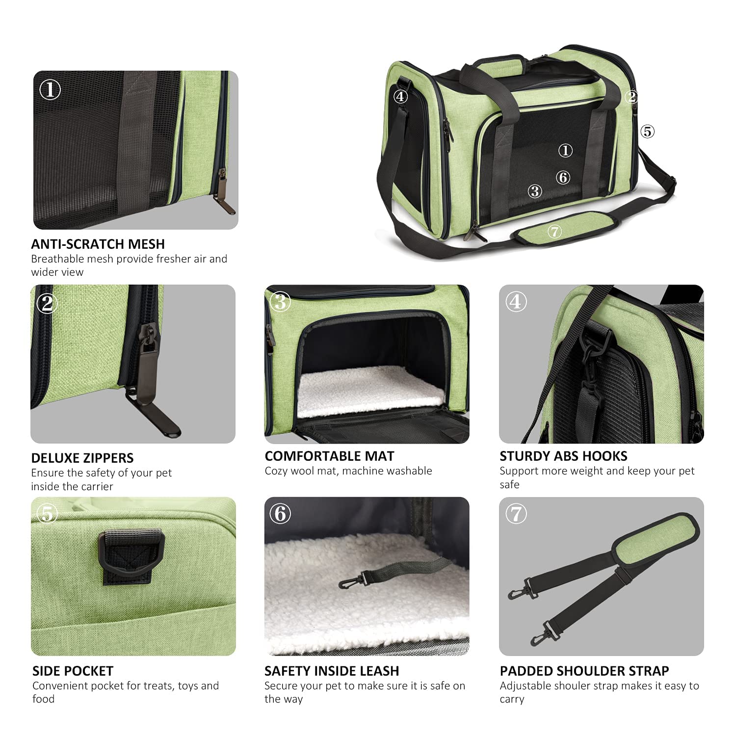 Collapsible design with padded strap enables easy storage and comfortable carrying.