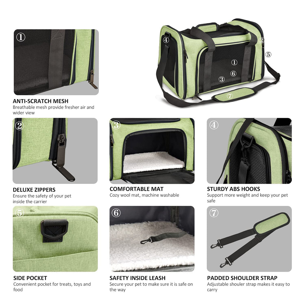 Collapsible design with padded strap enables easy storage and comfortable carrying.