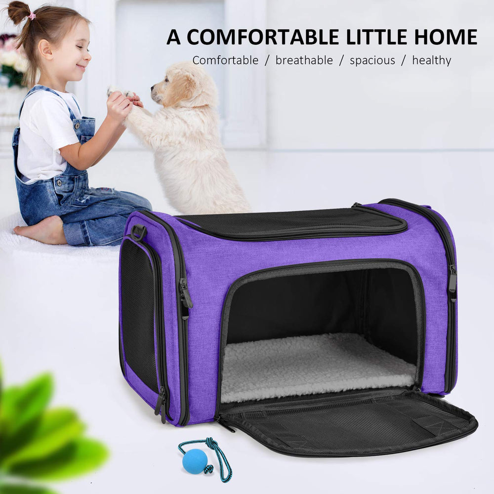Henkelion Soft-sided carrier is lightweight and portable