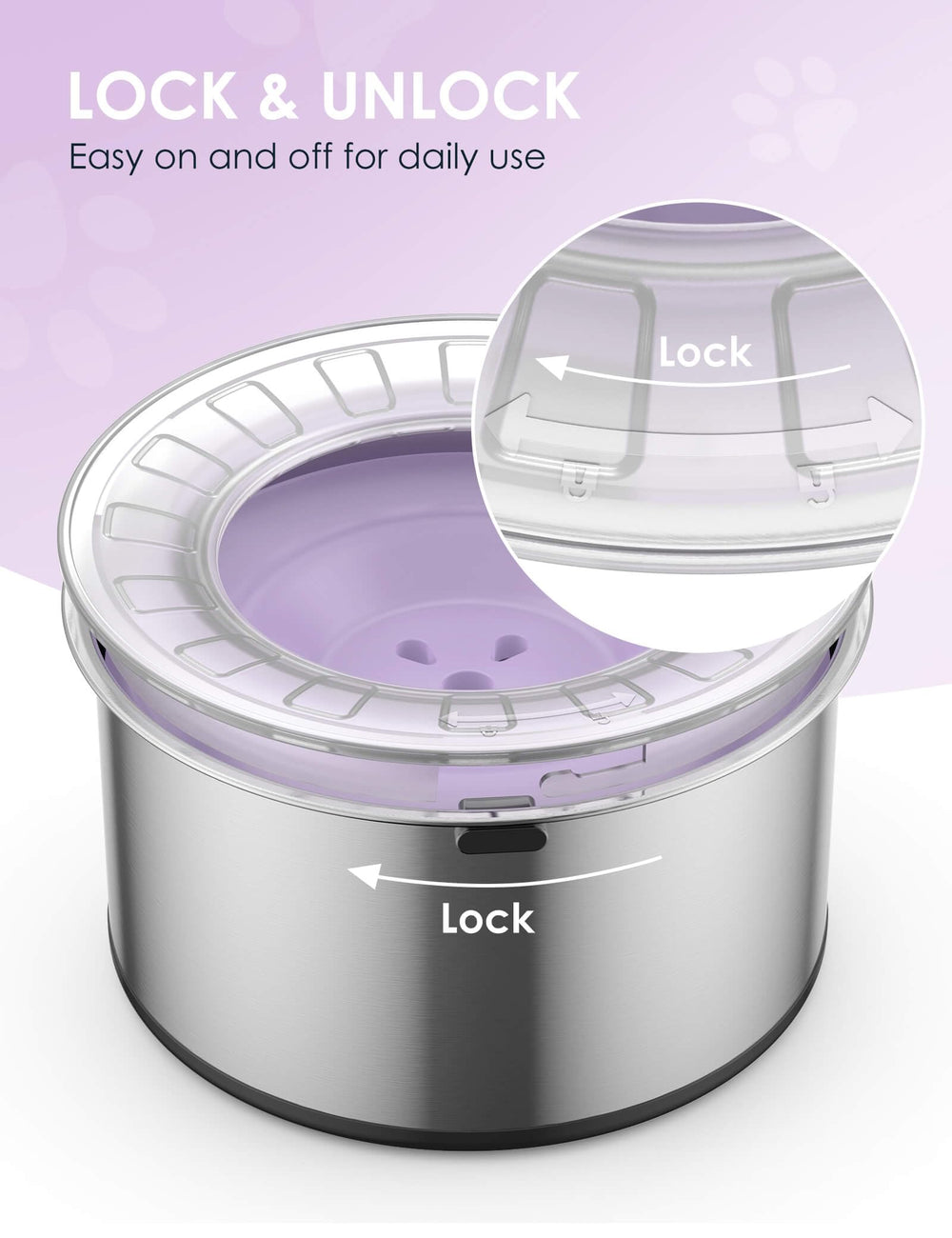 Heouvo locking lid supports secure use in cars and homes.