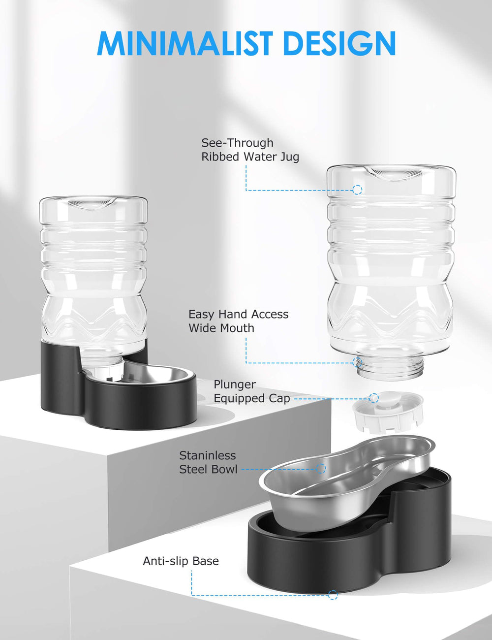 Heouvo travel-ready water dispenser supports hydration on trips.