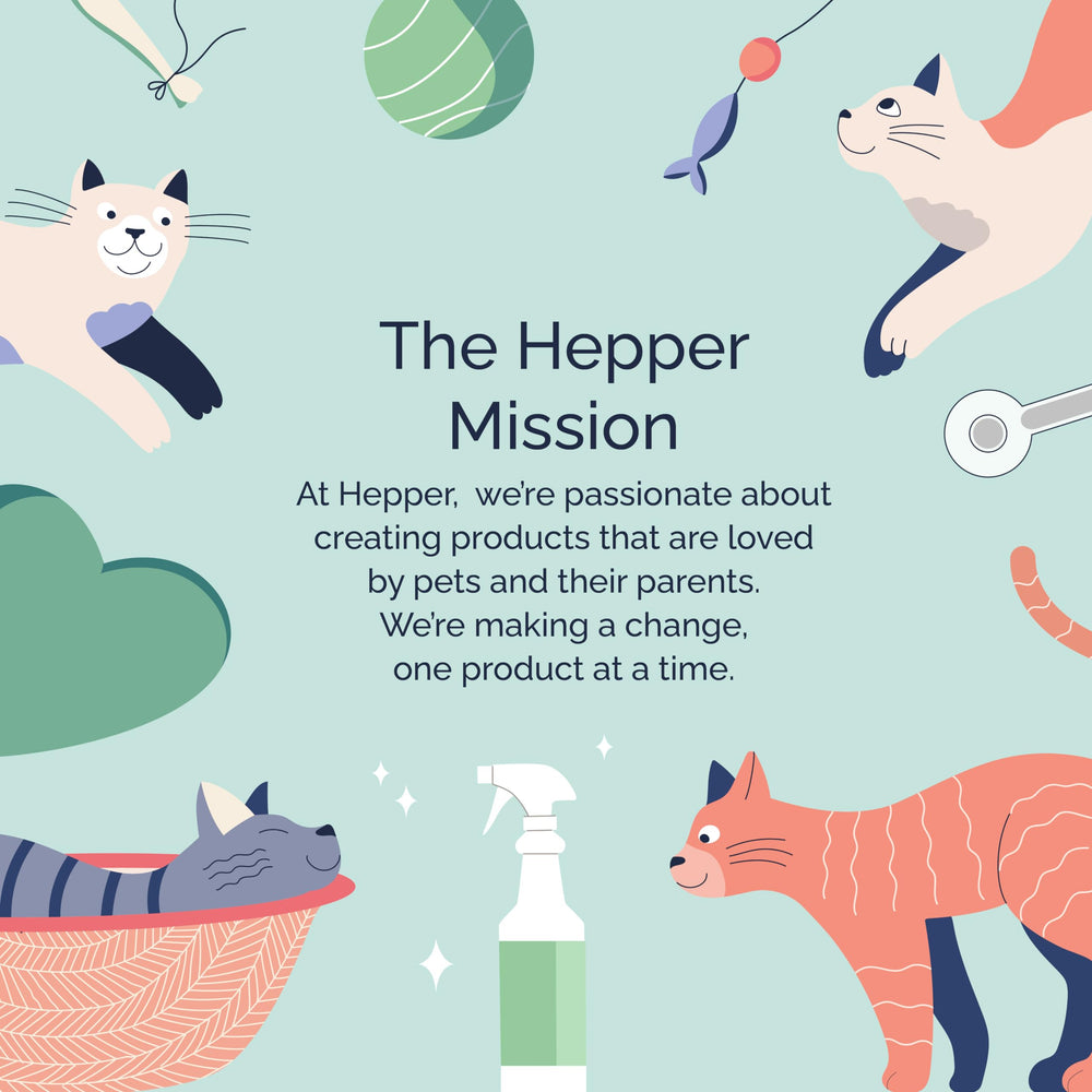 Hepper natural odor-neutral formula leaving a fresh space