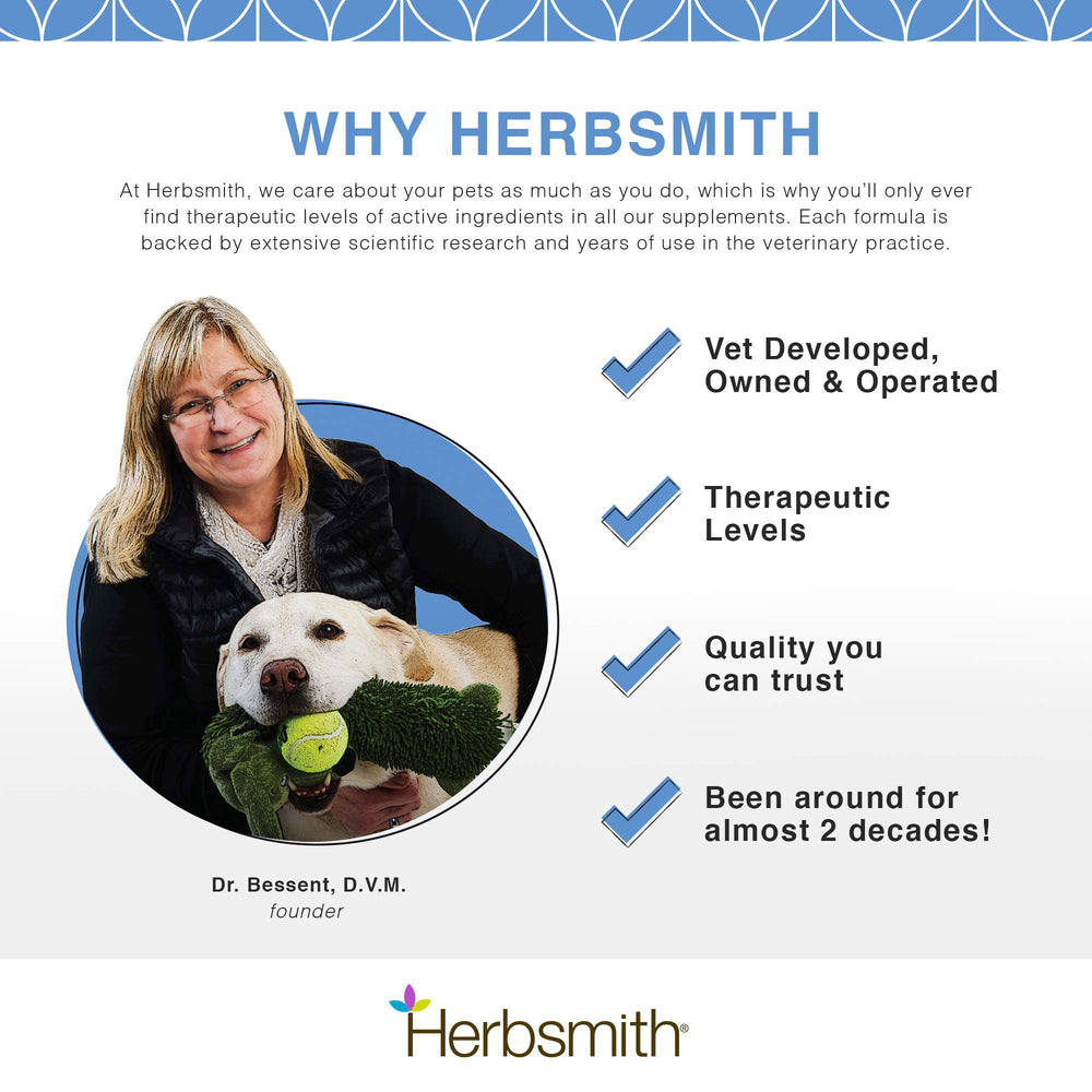 Herbsmith Dosing scoop included for easy daily use