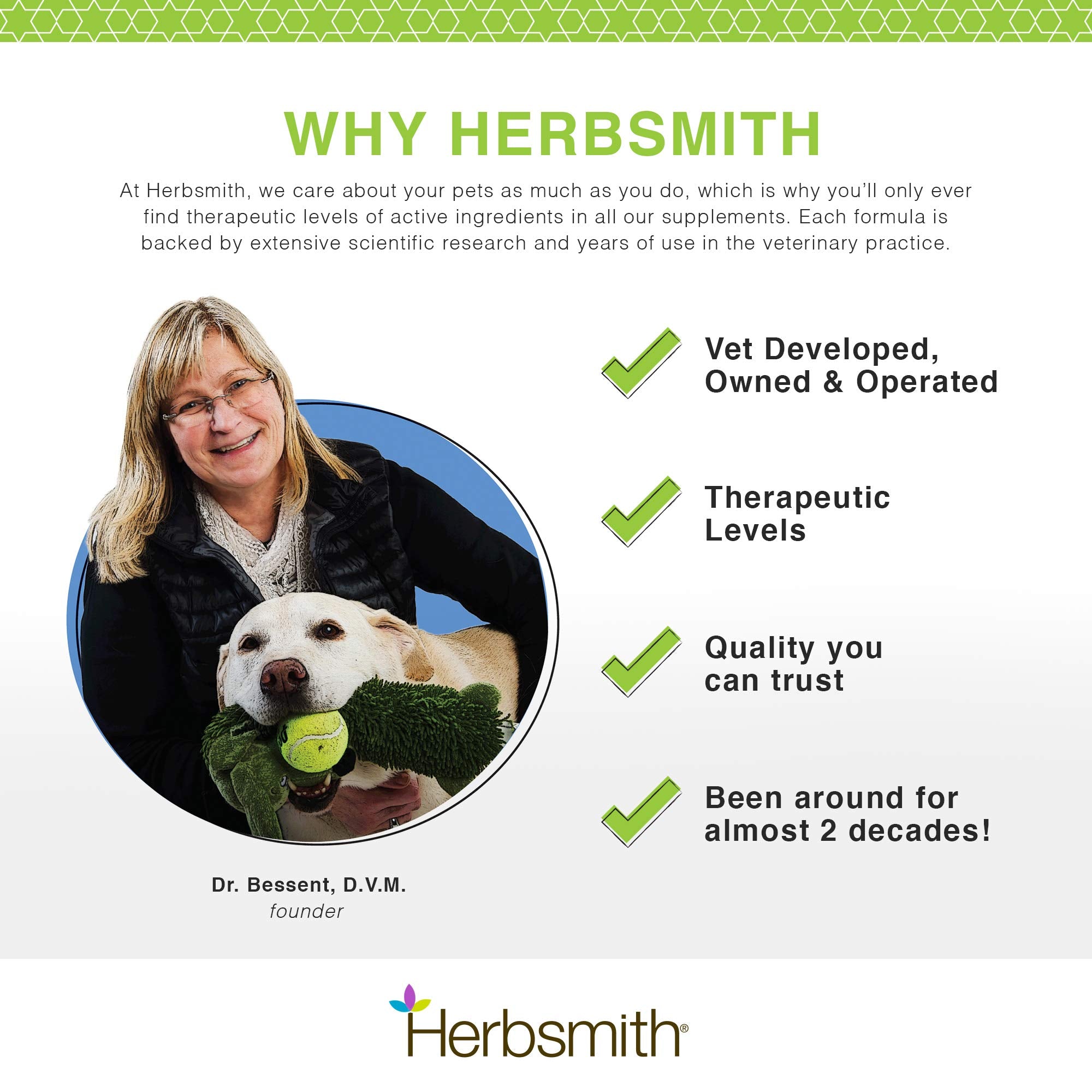 Herbsmith July Third ideal for grooming or vet visits.