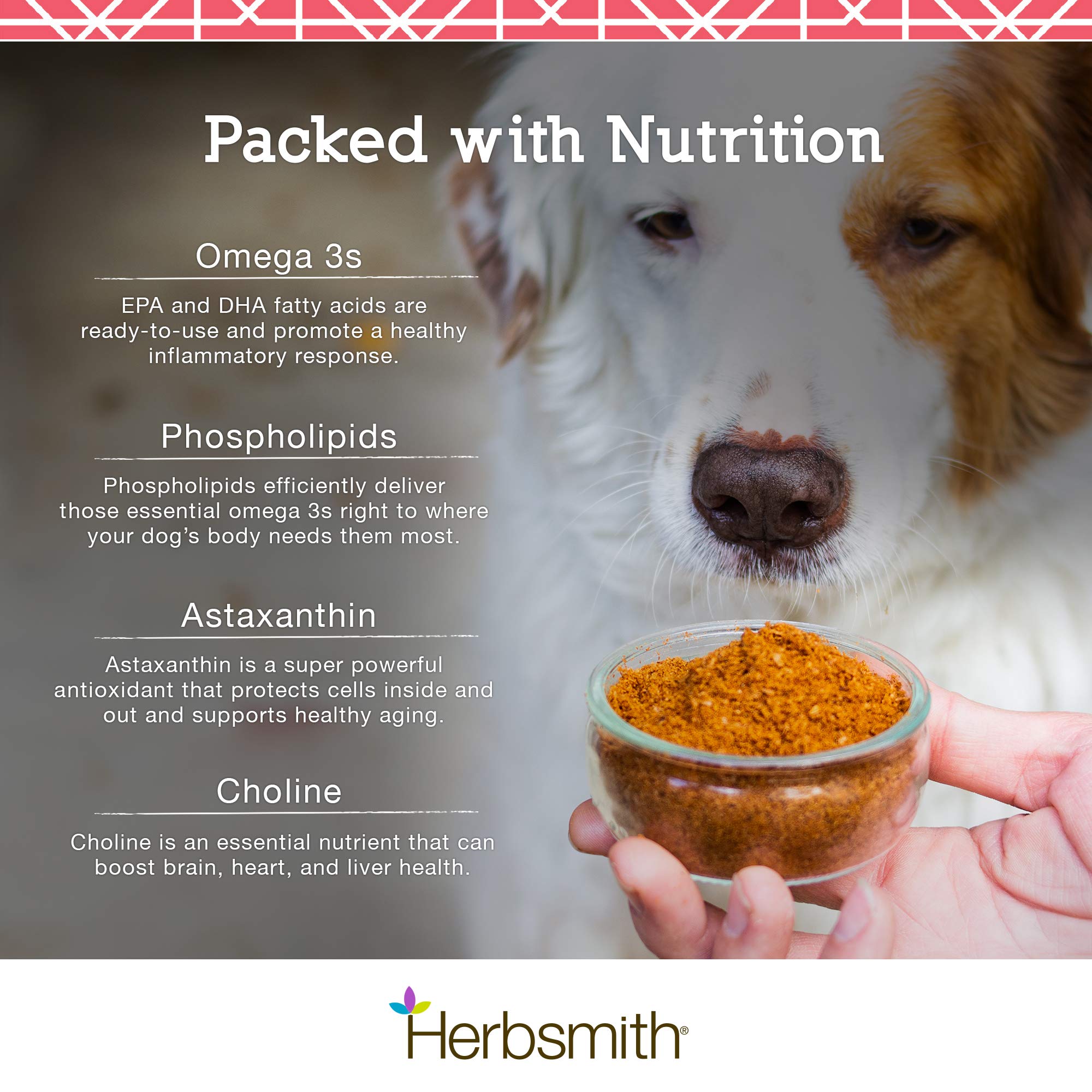 Astaxanthin label highlighting natural antioxidant in Krill