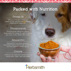 Astaxanthin label highlighting natural antioxidant in Krill
