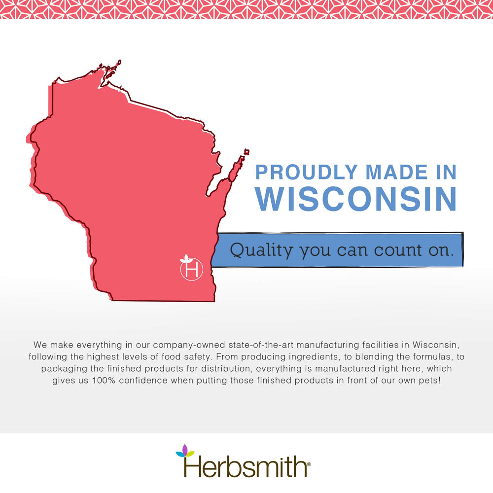 Herbsmith product packaging shows USA-made quality