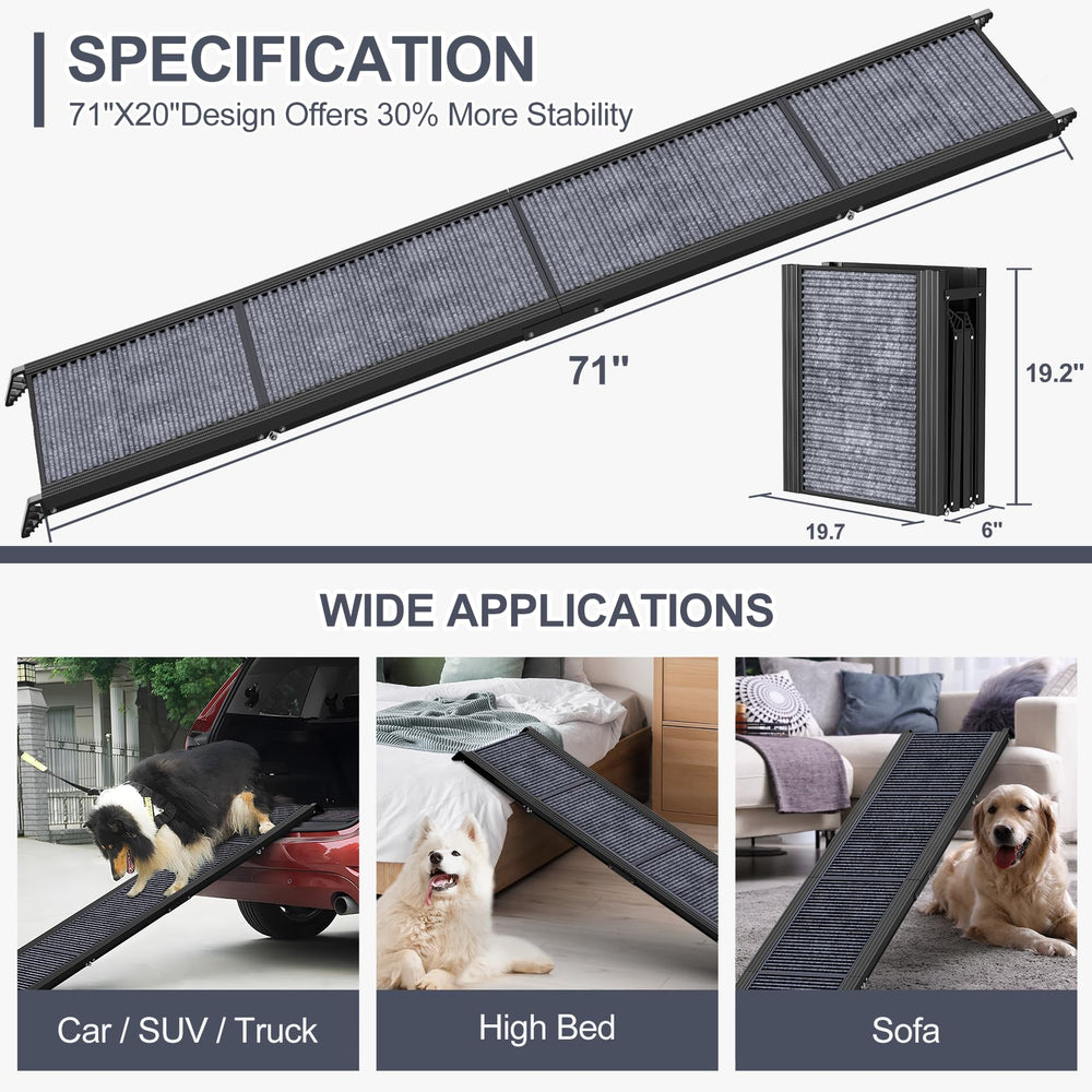 HerCcreta wigge 270 lb capacity supports most large dogs safely