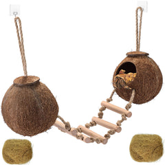 HERCOCCI gecko tank accessories enrich habitat with textures and hiding spots.