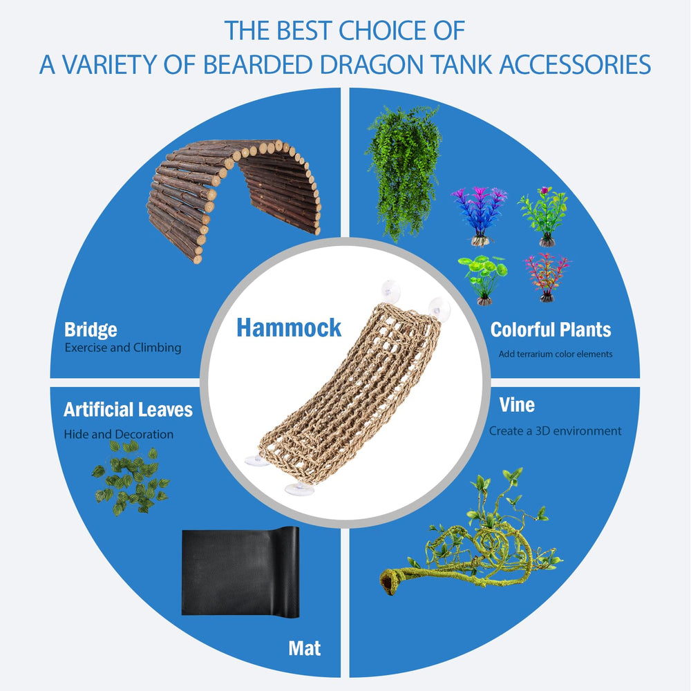 HERCOCCI reptile mat offers soft, durable play surface.