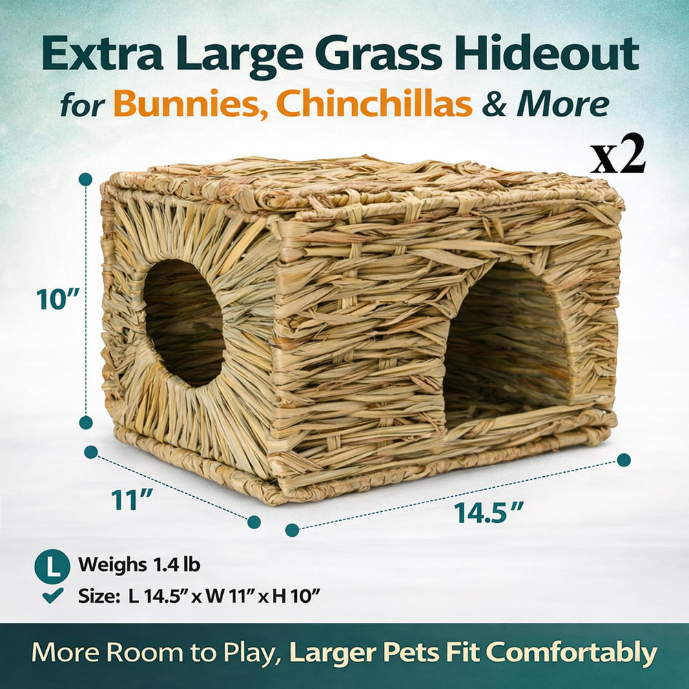 HERCOCCI small animal hideaway bed offers a cozy retreat for guinea pigs