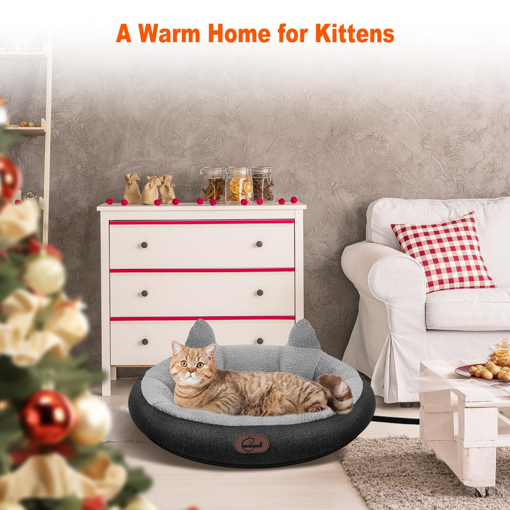 Herehomi indoor cat bed provides all-season warmth and comfort