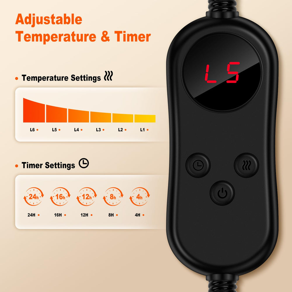 Herehomi heated cat bed with adjustable temperature for comfort
