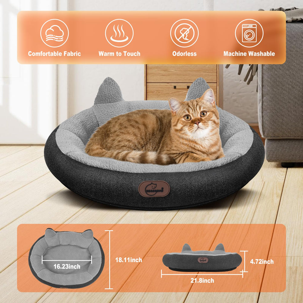Herehomi heated cat bed features timer control for adjustable warmth