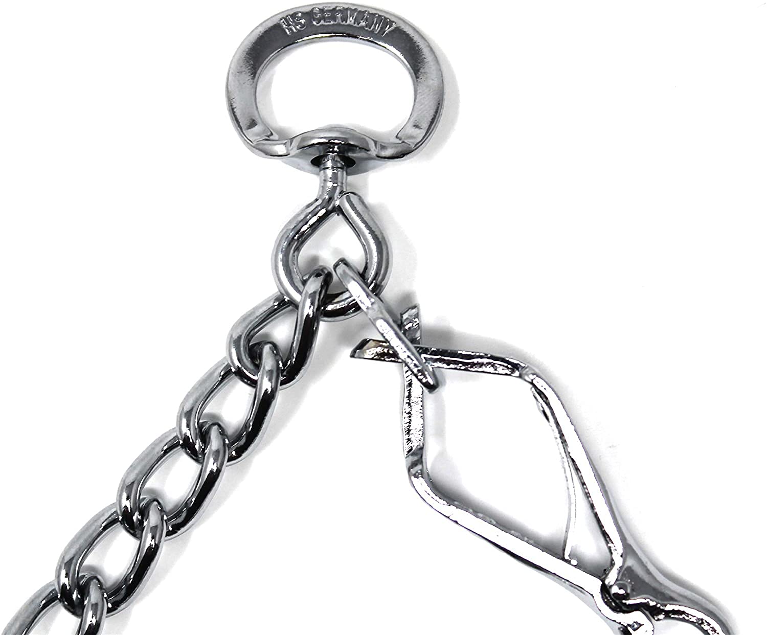 Adjustable-link system for a snug, secure fit on many neck sizes