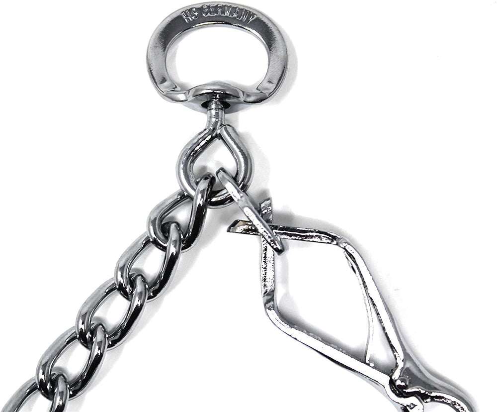 Adjustable-link system for a snug, secure fit on many neck sizes