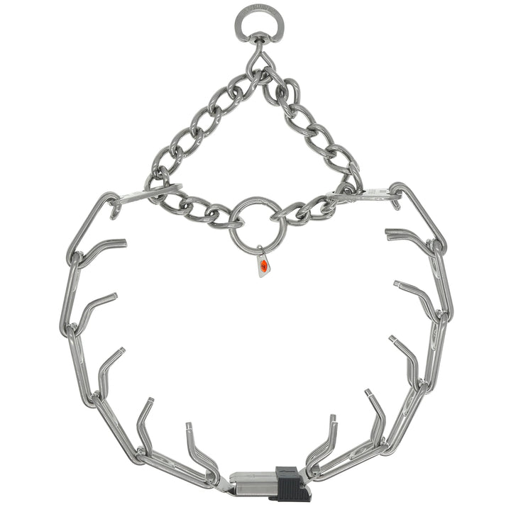 Herm Sprenger center ClicLock buckle enables easy on-off and secure fit for large dogs.